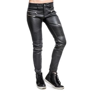 Biker Pants Stretch Leather