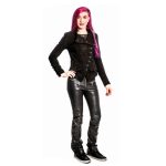 Military Jacket Black Suede