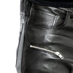 Biker Pants Stretch Leather