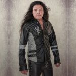 Leather Shirt Black & Silver