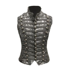 Military Vest Silver'n'Silver