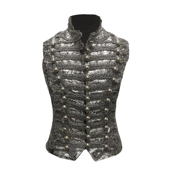 Military Vest Silver'n'Silver