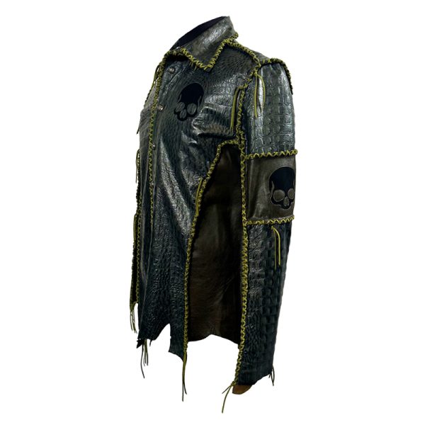 Edge Crocodile Leather Shirt
