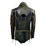 Edge Crocodile Leather Shirt