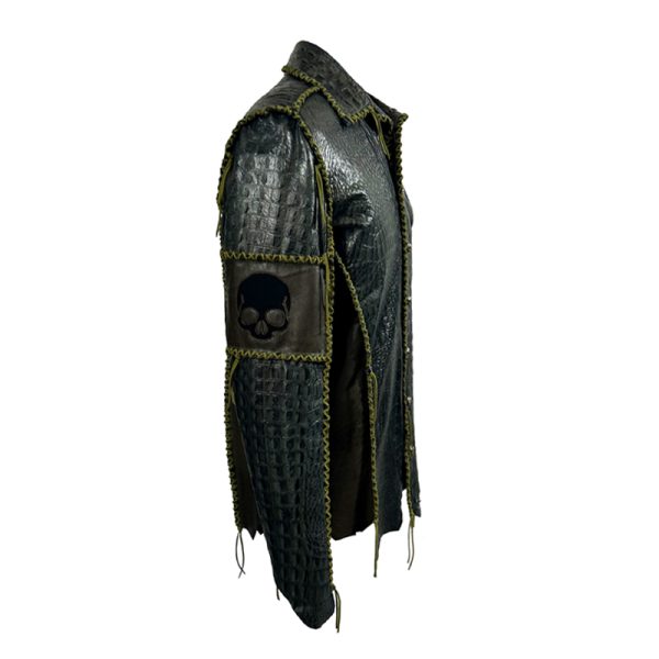 Edge Crocodile Leather Shirt
