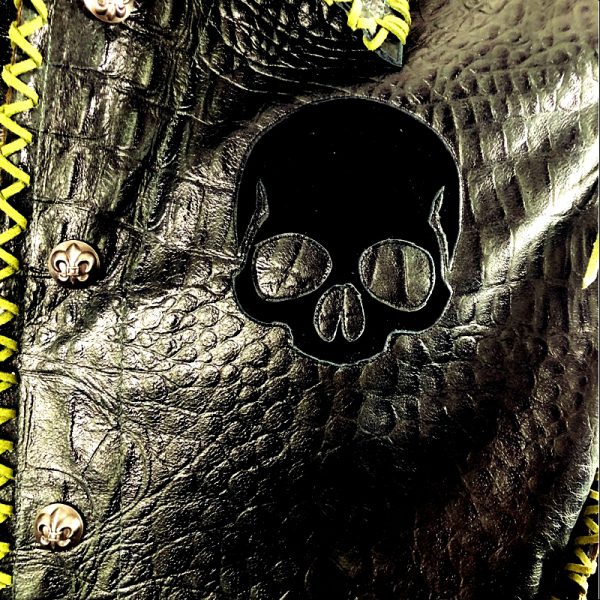 Edge Crocodile Leather Shirt