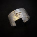 Silver Cuff w Skull
