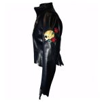Edge Leather Jacket Skull