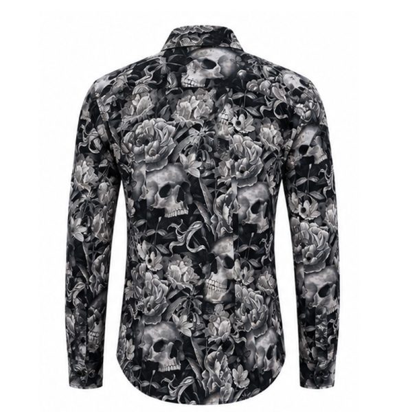 Skull & Roses Dress Shirt