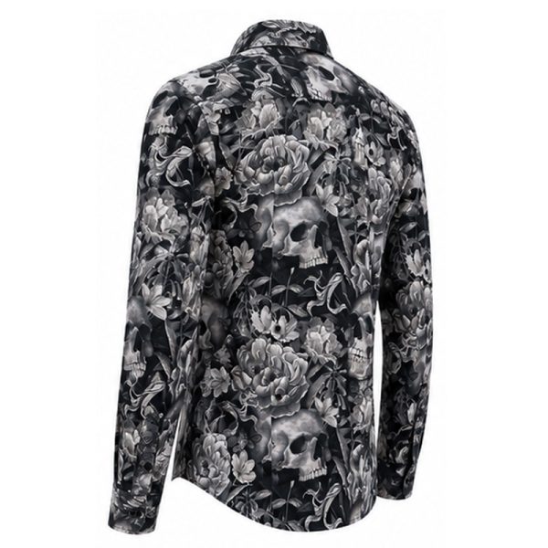 Skull & Roses Dress Shirt