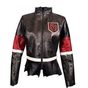 Edge Vegas Golden Knights Leather Jacket
