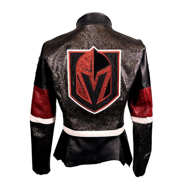 Edge Vegas Golden Knights Leather Jacket