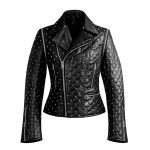 Leather Jacket & Vest Quilted with Swarovski