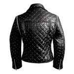 Leather Jacket & Vest Quilted with Swarovski